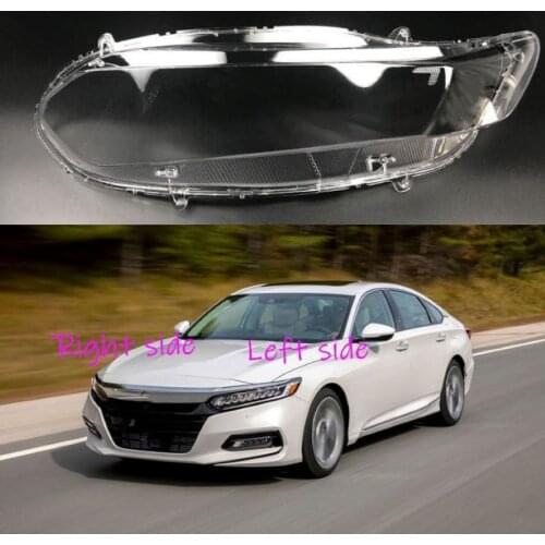 Car Headlamp Lens For Honda Accord 10 Generation 2018 2019 Car Headlight cover Headlamp Lens Auto Shell Cover