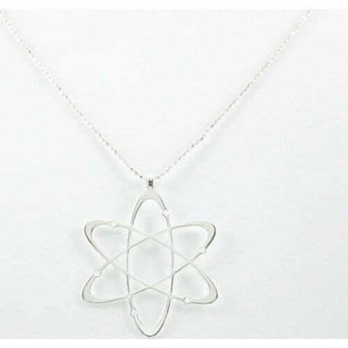 Carbon atom necklace- Science necklace