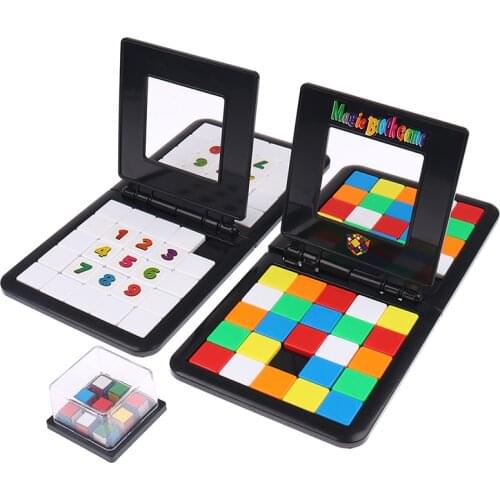Color Battle Square Race Game Mobile Puzzle Cube Children Parent-Child Interactive Desktop Games Kids Learning Educational Toys