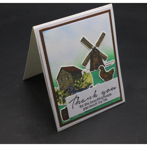 DABOXIBO Farm Windmill Clear Stamps Mold For DIY Scrapbooking Cards Making Decorate Crafts 2020 NEW Arrival