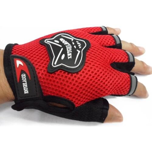 Children Kids Bike Gloves Half Finger Breathable Anti-slip For Sports Riding Cycling NOV99