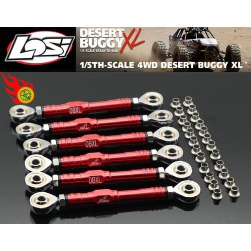 GTBRACING LOSI DBXL High Strength Metal Front Rear Adjustable Suspension Steering Tie Rod