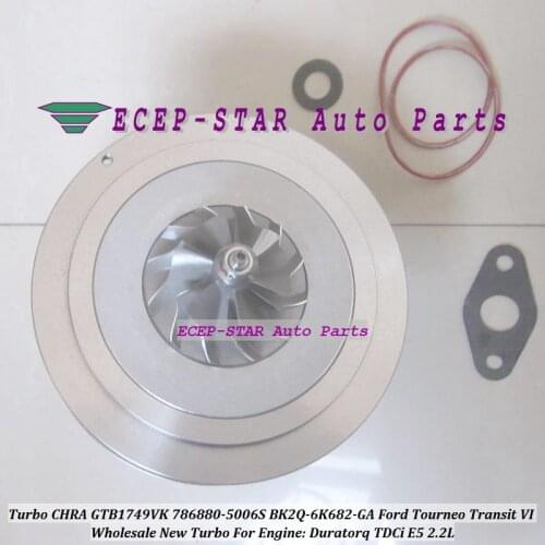 Turbo Cartridge CHRA GTB1749VK 786880 786880-5006S BK2Q-6K682-CA 1741779 For Ford Transit IV Custom Tourneo FWD Duratorq 2.2L