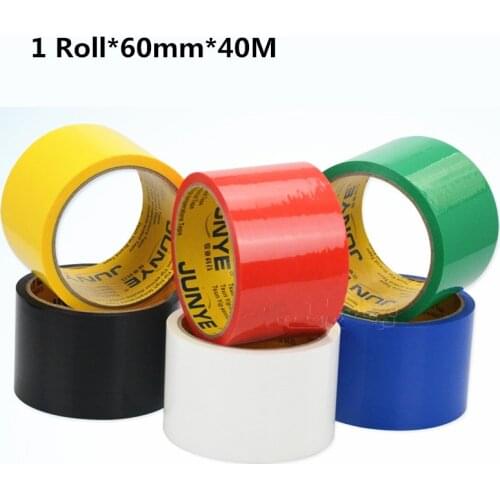 Color Packaging Adhesive Tape 1 Roll 60mm*40M Suit For Box Carton Packing Package Home Office School