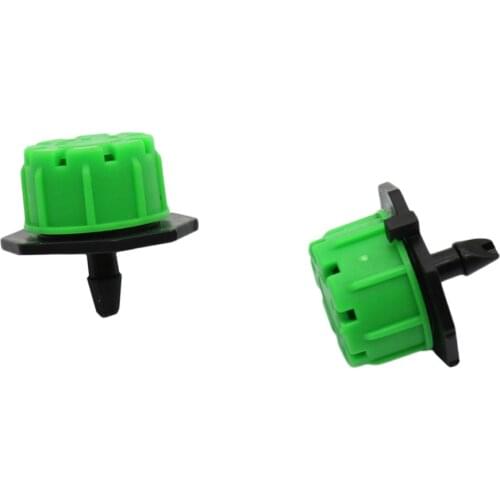 Barbed 8 Hole Green Drippers 4/7mm Hose 3/5mm Hose Interface Sprinklers Garden Watering Irrigation System Accessories 30 Pcs