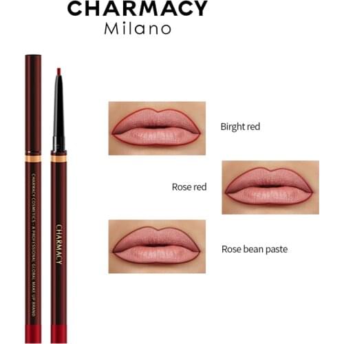 CHARMACY Lip Contour Lip Liner Long Lasting Sexy Smooth Natural Lipliner Pen Velvet Matte Lip Cosmetics