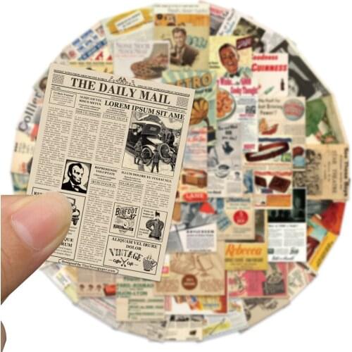 10/50/pcs Retro Poster Motorcycle Girl Personality Stickers for Laptop Motorcycle Skateboard Luggage Decal Toy Stickers