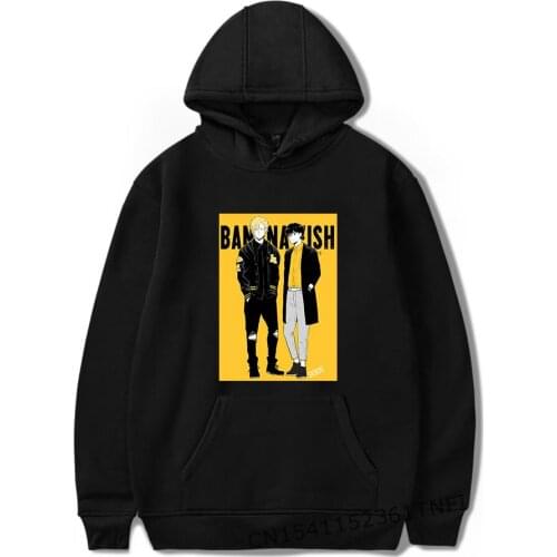New Banana Fish Anime Hoody Popular Harajuku Banana Fish Hoodies Streetwear Pullover Sweatshirt Clothes For Men