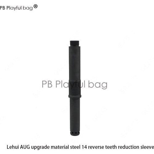 Pb playful bag Outdoor man cs water bullet gun lehui AUG 14 reverse tooth CNC reducing casing refit fitting PD29