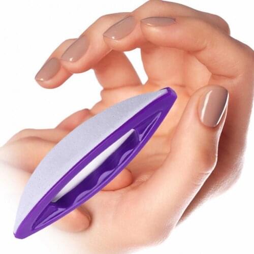 Nail File ail Sanding Blocks Use Easily Grisp Comfortable Plastic Professional Manicure Pedicure Polishing Brush for Family