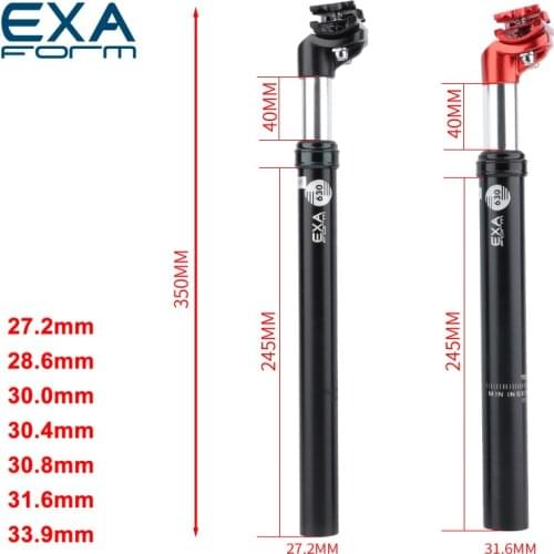 Kindshock KS MTB Suspension Seat Post 27.2 28.6 30.0 30.4 30.9 31.6mm 350mm Bicycle Seat Post Shock Absorber Bicycle Accessories