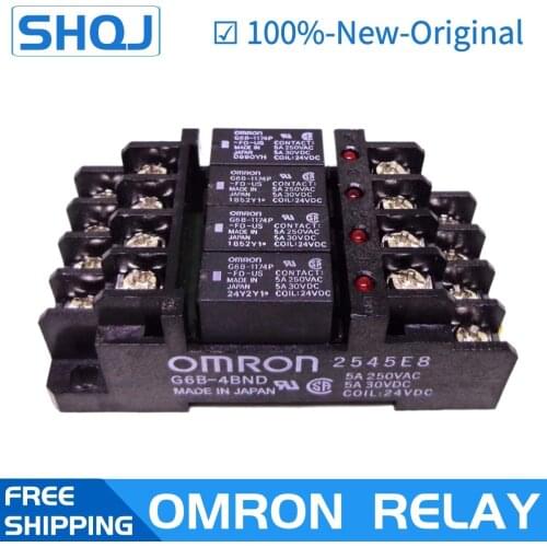 OMRON RELAY G6B-4BND 24VDC G6B-1174P-FD-US 24VDC G6B-1114P-FD-US 24VDC relay