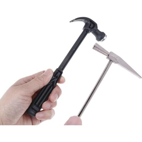 Handle Mini Claw Hammer Woodworking Nail Puncher Metal Hammer / Small Iron Hammer Watch Repair Hand Tool Emergency Safety Escape