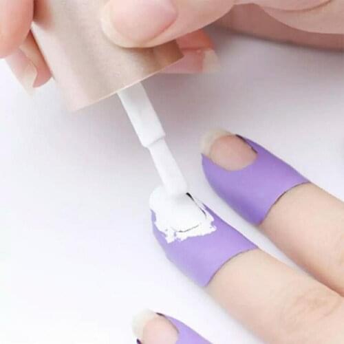 Nail Peel Off Tape Anti-splash Protection U-shape Spill Proof Manicure Accessories Disposable Nail Polish Protector for Women
