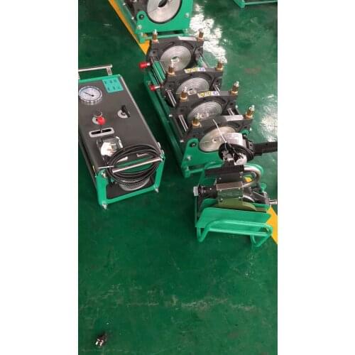 Butt fusion machine joining of plastic pipes and fittings such as Polyethylene HDPE SWT-V160/63H