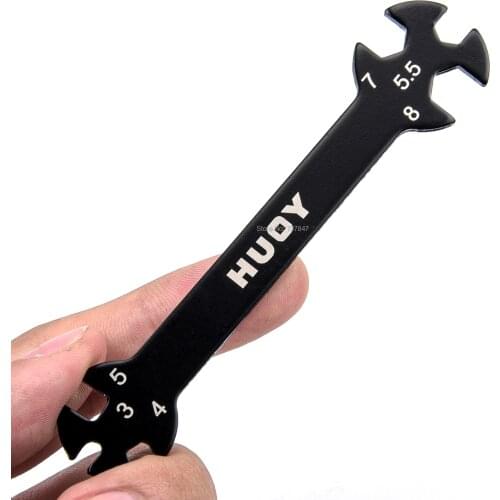 Universal 6 in 1 RC Special Tool 3/4/5/5.5/7/8MM Wrench for Turnbuckles & Nuts Hudy FPV Parts