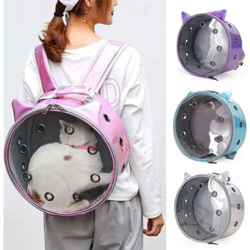 Breathable Cat Carrier Bags Round Dog Luxury Large Backpack Pet Travel Space Capsule Cage Transport Carrying Space Bag