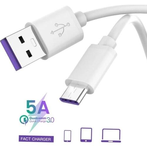 5A USB C Type c Fast Super Charger Dash Warp Cable For oneplus nord 6T 7 7t 8 For Huawei mate 30 p30 40 pro 40W 5A
