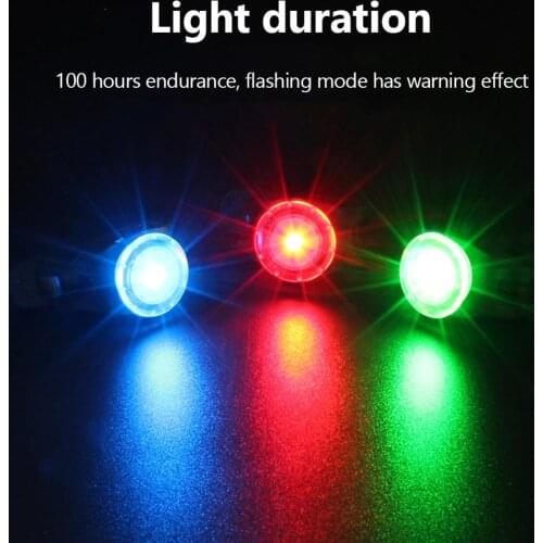 1Pc Spoke String Strip Lamp Warning Light Bicycle Wheel Lights Running Mini Bike Cycling Rim LED Lights Tire Flash Lighting