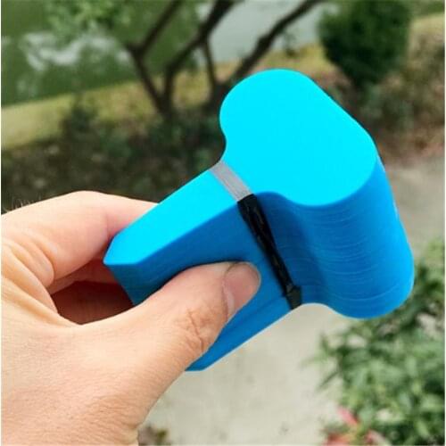 10Pcs Garden Tags Plastic T-type Ornaments Plant Flower Label Nursery Markers Sorting Seedling Tags Gardening Garden Decoration