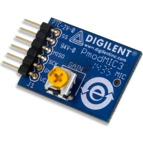 410-312 PmodMIC3 MEMS mic adjustable gain SPA2410LR5H module