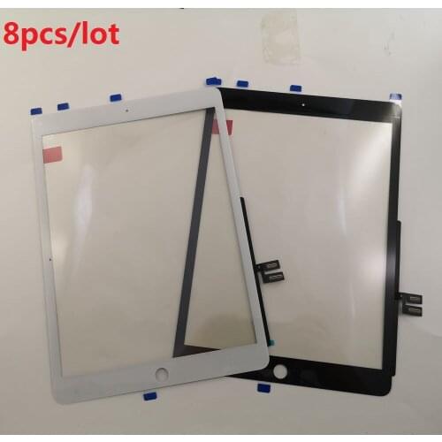 8pcs/lot 10.2" New Screen for iPad 7 2019 Touch screen Digitizer A2197 A2200 A2198 Replacement Parts Black White