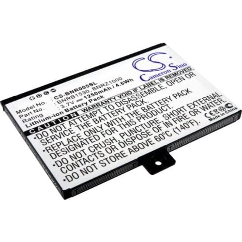 CS 1250mAh/4.63Wh battery for Barnes &Noble 005,BNRV100,BNRZ100,nook,NOOK Classic 9875521,9BS11GTFF10B3,BNRB1530