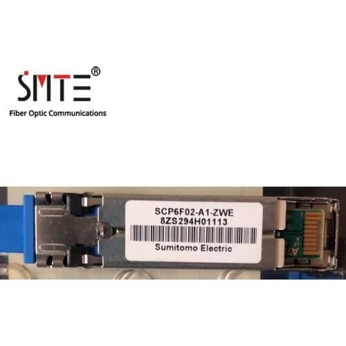 Alcatel-Lucent SCP6F02-A1-ZWE 8ZS294H01113 SFP LC Dual Fiber Optical Module Transceiver