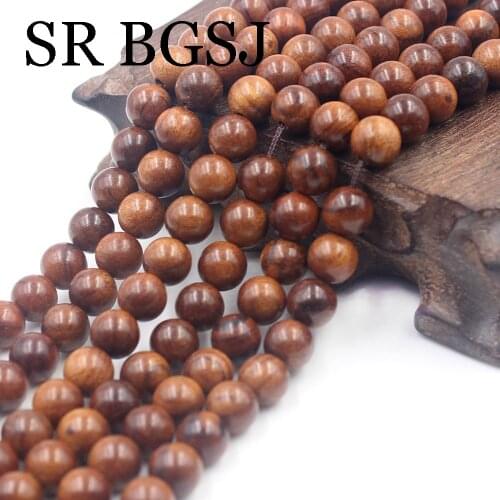 Free Shipping 108pcs 6mm 8mm 10mm Round Red locust Rosewood Mala Meditation Loose Spacer Jewelry Making Beads