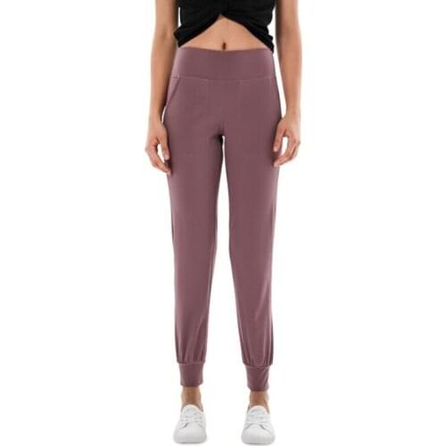 XPUHGM High Waist Squatproof Fitness Joggers Yoga Pants Women Stretchy Running Workout Sport Trousers with Two Side Pocket