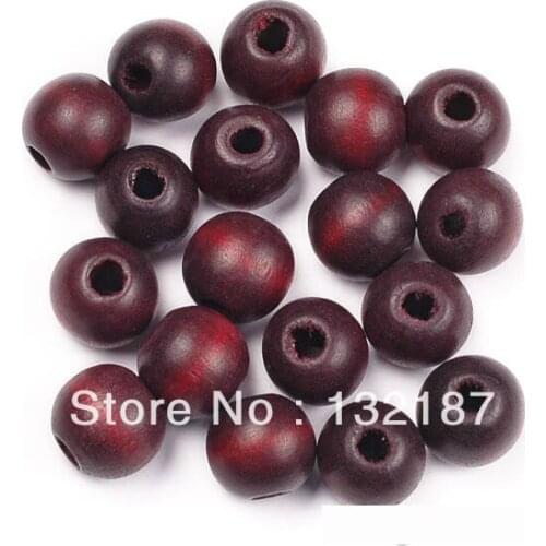 Natural wood beads various size multiple color wood beads WOOD 114