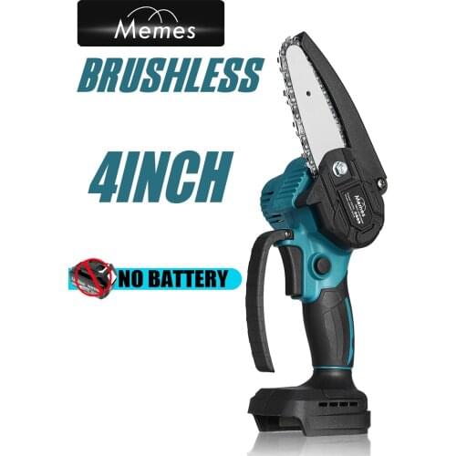 Electric Chain Saw 18V Pruning Saw Brushless Electric Saw Tool Woodworking Cutter Garden Logging Saw For Makita 18V Battery