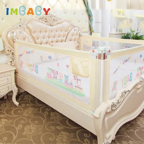 IMBABY Baby Barrier Safty Playpen Baby Bed Fence Barrier Bed Fence Child Barrier For Beds Crib Rails Baby Bed Fence Safety Gate