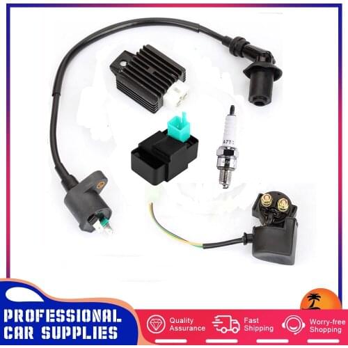 Motorcycle Lgnition Coils 5 Pins Scooter CDI Box for Engine ATV Dirt Bikes Pit for GY6 50cc-125cc Universal