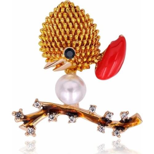 Fashion Luxury New Style Women Brooch New Style Cute Bird Brooch