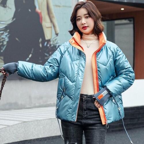 New 2021 Winter Jacket Women Coat Parka Female Fashion Stand-Up Collar Parkas Lady Coats Thick Warm Outerwear White