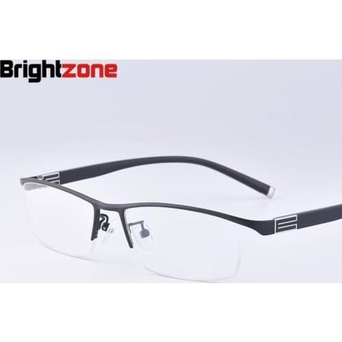 2018 Fashion High Quality Style Reading Glasse New Presbyopic Half Rim Single Vision Spectacles For Men Hyperopia Prescription
