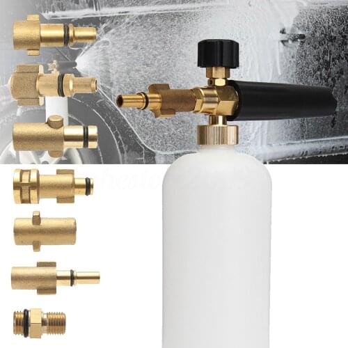 Snow Foam Lance Professional Foam Generator Car Washer 1/4" Quick Release High Pressure Snow Foam Lance Adjustable Foam Nozzle