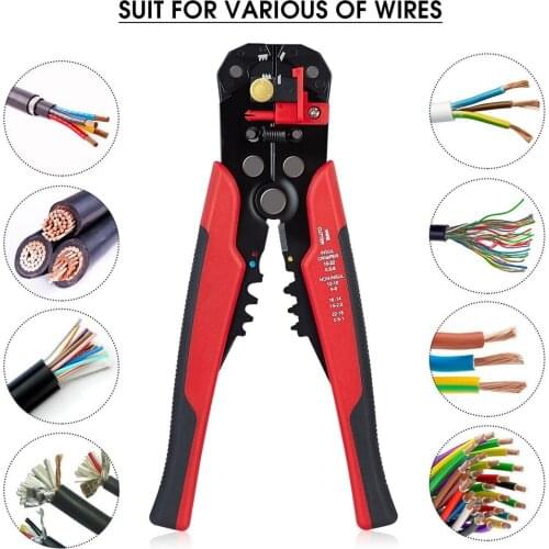 8-inch Cable Wire Stripper Cutter Crimper Automatic Multifunctional Crimping Stripping Plier Hand Tools