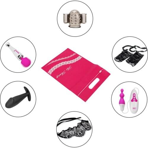 Hidden Pouch Vibrator Penis Anal Plug Secret Storage Cover Sex Toy Storage Bag Discreet Storage Bags Sexy Dildo