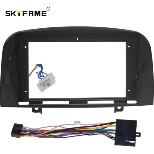 SKYFAME Car Frame Cable For HYUNDAI SONATA6 NF 2004-2008 Screen Dask Kit Fascia Frame
