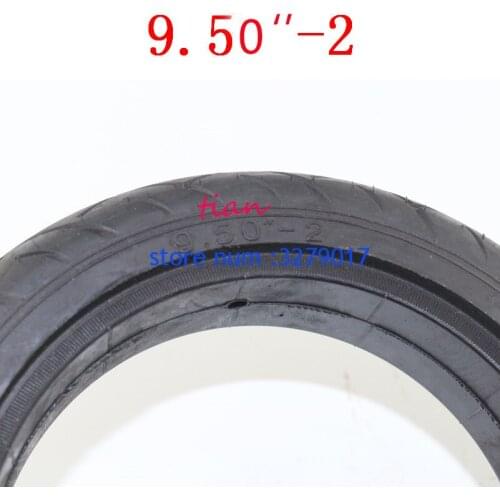 Super 9.50''-2 Solid Tire For Gas Scooter Electric Scooter / Electric Scooter Spare Airless Tire Rubber Tire