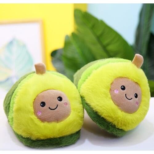 Fashion Hot Cute Women Indoor Cute Slippers Avocado Household Floor Soft Striped Slippers Ladies Winter and Spring Warm Shoes