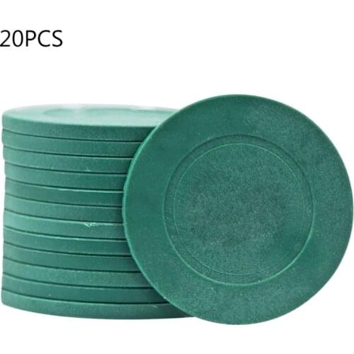 2021 Top 20pcs ABS Poker Chips Poker Card Game Chip Coin Casino Baccarat Black Jack Chips