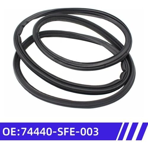 Car Rear Door Windshield Seal Strip Rear Trunk Seal Strip Weatherstrip Seal for Honda Odyssey 2005-2008 74440SFE003