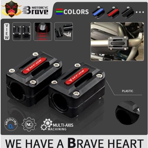Motorcycle Engine Guard Protection Bumper Decorative Block For YAMAHA MT03 MT07 MT09 MT10 MT-03 MT-07 MT-09 MT-10 MT 03 07 09 10
