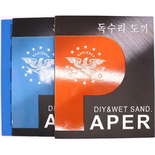 80-800 Grit Water & Dry Sandpaper 280x230mm Jade Wenwan Mirror Polishing Sanding Paper Abrasive Tools