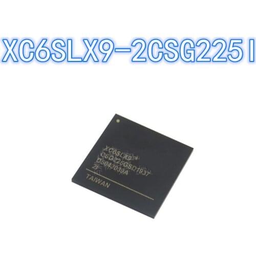 1PCS Original XC6SLX9-2CSG225I BGA-225 XC6SLX9 BGA225 Embedded-FPGA Field Programmable Gate Array