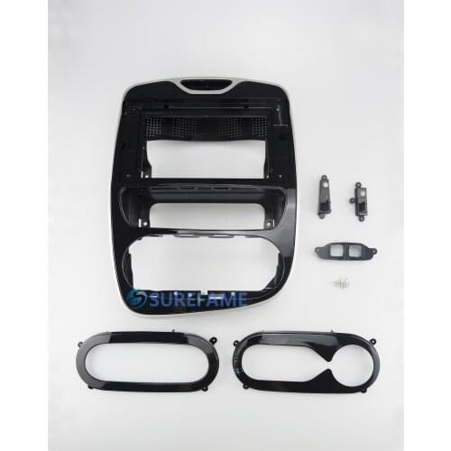 10.1 inch Car Fascia Radio Panel for 2017+ RENAULT CLIO Dash Kit Install Facia Console Bezel Adapter 10.1inch Plate Trim Cover