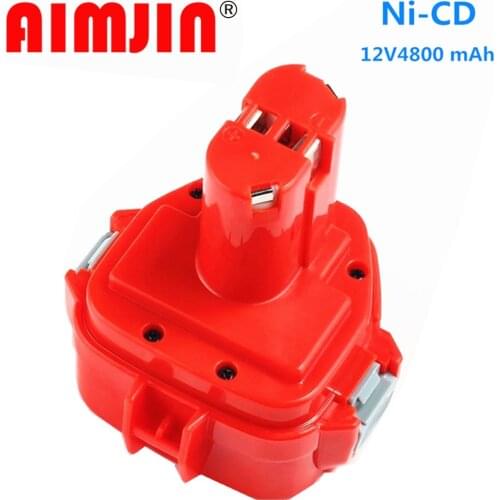 1/2/3PCS Original 4800mAh 12V Ni-CD 4.8/Ah Replacement Power Tool Battery for Makita 12V Battery PA12 1220 1233 1201 1222 1223